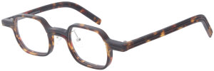 Havanna-Braune Kunststoff-Einstärkenbrille TODD mit...