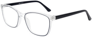 Schicke Bifokalbrille LILO aus transparentem Kunststoff...