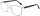 Schicke Bifokalbrille LILO aus transparentem Kunststoff & schwarzen Akzenten in individueller Sehstärke