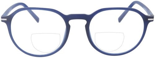 Moderne Bifokalbrille MARLON aus Kunststoff im stylischen Blau in individueller Sehstärke
