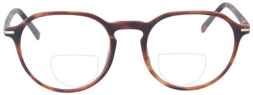 Moderne Bifokalbrille MARLON aus Kunststoff im stylischen Havanna in individueller Sehstärke