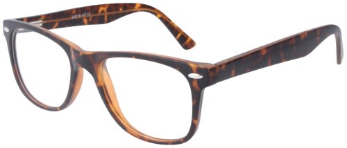 Stylische Einstärkenbrille KAI aus Kunststoff in Havanna & in individueller Sehstärke