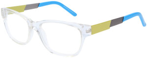 Trendige Kunststoff - Bifokalbrille Collection Creativ 2145-080 in Transparent aus Acetat & Metall mit individueller Stärke