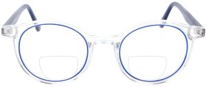 Transparente Bifokalbrille GWENDA aus Kunststoff mit...