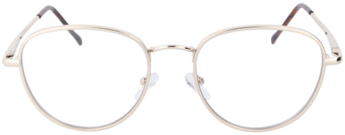 Moderne Einstärkenbrille JOLENE aus Metall im klassischen Gold & in individueller Sehstärke