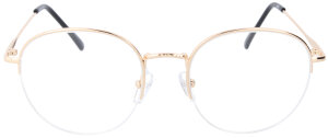 Elegante Einstärkenbrille ANDREA aus Metall im klassischen Gold & in individueller Sehstärke