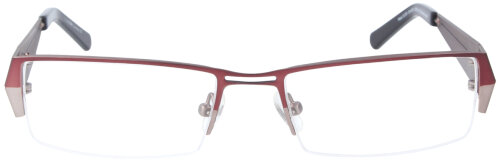 Extravagante Metall - Brillenfassung Guys Only 3139 Color 650 in Bordeaux / Silber