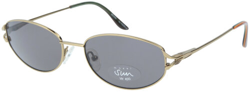 Filigrane Metall - Sonnenbrille MOXXI 7116 202  in Gold mit grauer Tönung