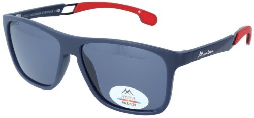 Moderne Sonnenbrille Montana Eyewear SP320 - aus hochwertigem Kunststoff inkl. Stoffbeutel in Blau