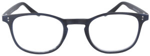 Schicke Kunststoff - Bifokalbrille CEDAR in blauer Holzoptik, mit Federscharnier und individueller Stärke