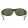Polarisierende Montana Sonnenbrille/Überbrille FO3B Havanna Matt - grüne Tönung