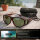 Polarisierende Montana Sonnenbrille/Überbrille FO3B Havanna Matt - grüne Tönung