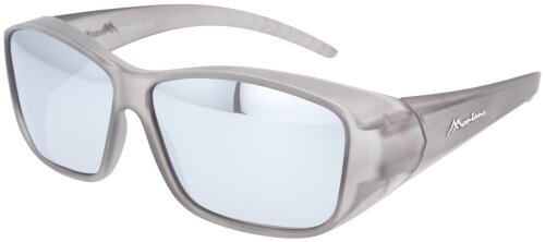 Polarisierende Montana Sonnenbrille / Überbrille FO4E Grau Matt - silber Verspiegelt
