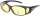 Montana Sonnenbrille / Überbrille MFO1F in Schwarz Matt - gelbe Tönung inkl. Etui