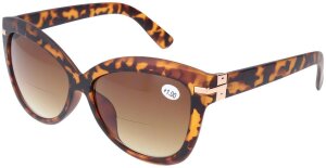 Stylische Bifokal-Sonnenbrille BRUNHILDE mit großem...