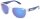 Verspiegelte Superdry Kunststoff-Sonnenbrille ROCKSTAR 175 in Transparent-Blau