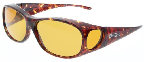 Jonathan Paul ELEMENT - Polarisierende Überbrille - M - Oval Tortoiseshell - Gelb