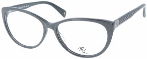 Schicke Cateye-Komplettbrille NORA in Grau aus...