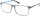 HDESIGN HD 1605 111 Grau - Blau Vollrandfassung mit Federscharnier
