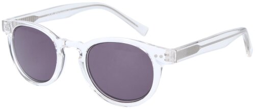 Runde Fertiglese-Sonnenbrille CURTIS in CRYSTAL aus hochwertigem Kunststoff