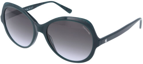 Stylische Sonnenbrille Comma CO 77154 50  in einem dunklen Grünton mit grüner Tönung