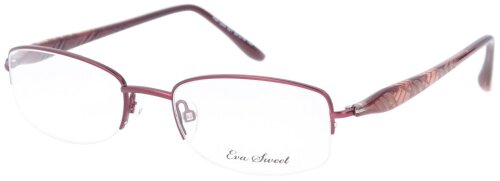 Violette Metall-Komplettbrille PAF1203 001 mit filigranen Kunststoffbügeln und individueller Stärke