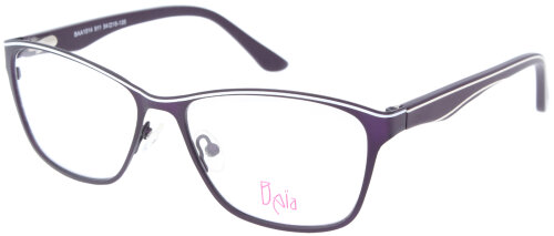 Schicke Metall-Komplettbrille BAA1514 911 in Violett mit hochwertigem Federscharnier und individueller Stärke