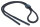Justierbares Brillenband SportSladd mit Grip - Stopper und Tube - Endstück in Schwarz