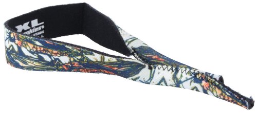 Schwimmfähiges CROAKIES Neopren XL Sportband - gegen rutschende Brillen - Salmon Fly