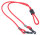 Hochwertiges CROAKIES TERRA SPEC Brillenband mit justierbaren Stopper - Rot