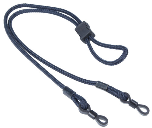 Hochwertiges CROAKIES TERRA SPEC Brillenband mit justierbaren Stopper - Navyblau