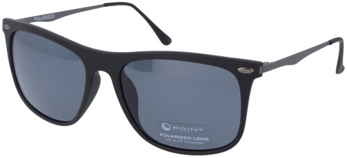 POINT Sonnenbrille P298018 C3 als Kunststoff - Metall - Kombination in Schwarz - Matt