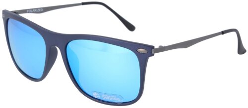 POINT Sonnenbrille P298018 C2 als Kunststoff - Metall - Kombination in Dunkelblau - Matt