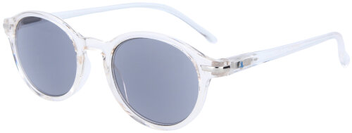 Getönte Fertiglesebrille / Lesehilfe / Sonnenbrille TROPIC SUN mit Federscharnier in Transparent