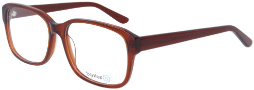 Klassische Kunststoff - Brillenfassung BONLUX BL2907 C2  in Braun - Transparent