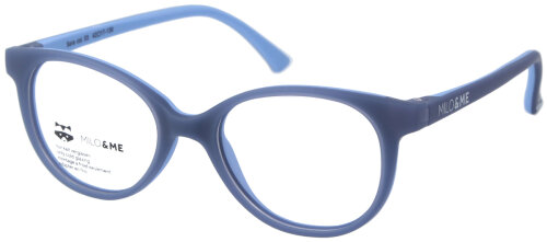 Moderne MILO & ME Kinderbrille SARA in Graublau / Hell Graublau aus flexiblen Kunststoff