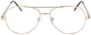 Klassische Metall - Pilotenbrille / Einstärkenbrille...