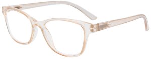 Schicke Kunststoff-Fertiglesebrille MARY in CREAM mit...