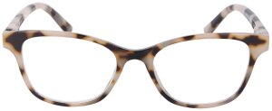 Schicke Kunststoff-Fertiglesebrille MARY in HAVANNA HELL...