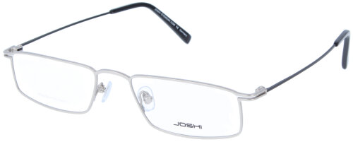 JOSHI Premium Brillenfassung 7923 C5 aus Edelstahl in Silber / Schwarz