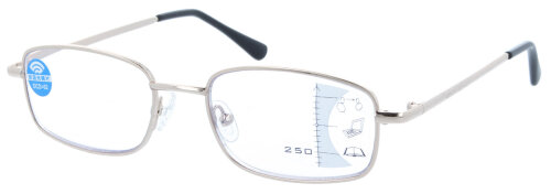 Erweiterte Lesebrille / Gleitsichtbrille CONNY in Gold - Arbeitsplatzbrille mit Blaulichtfilter