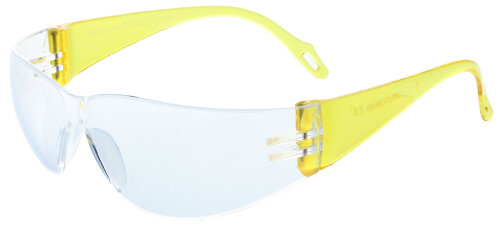 Schutzbrille für Kinder aus stabilem Polycarbonat für optimale Sicherheit in Gelb