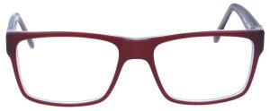 Moderne Einstärkenbrille KUNO 8109 col. Bordeaux | 54-17 aus Acetat und mit Federscharnier in individueller Stärke