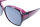 Überbrille / Sonnenbrille aus glänzendem Material mit Sonnenschutz und Polarisation in Lila inkl. Etui in Grau mit Leinenoptik