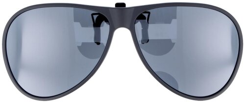 Polarisierender Sonnenschutz-Vorhänger in Schwarz mit grauer Tönung