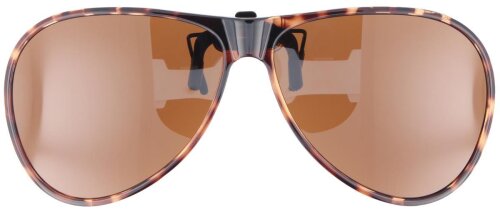 Polarisierender Sonnenschutz-Vorhänger in Havanna mit brauner Tönung