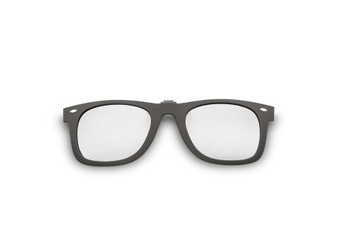 Polarisierender Sonnenschutz - Vorhänger - schwenkbar in Groß Schwarz/Silber