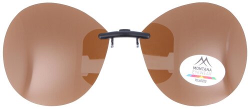 Sonnenschutzvorhänger Montana Eyewear C14B, polarisiert in Braun