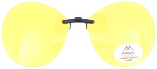 Sonnenschutzvorhänger Montana Eyewear C14C, polarisierend in Gelb