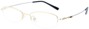 Nylorbrille NEW FLEXI in Gold aus Metall mit...